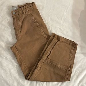 Everlane utility barrel pant - tan